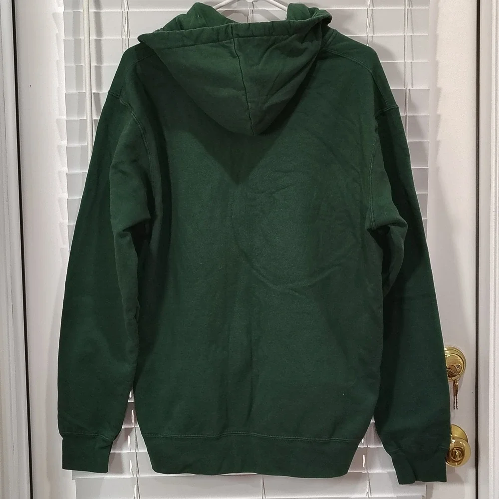 Lynyrd Skynyrd Hoodie Unisex LG Green Zip Free Bird Rock Band Grunge Streetwear